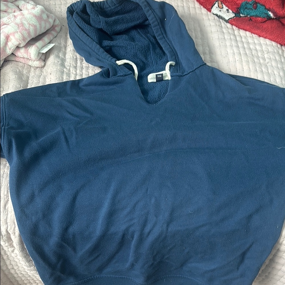 Men's Blue Hoodie Sweater